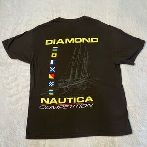 Diamond Supply Co. X Nautica Competition Graphic T Shirt Mens L Streetwear Rare
